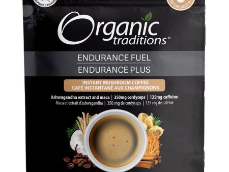 Organic Traditions Endurance Fuel Mushroom Coffee 140g For Sale