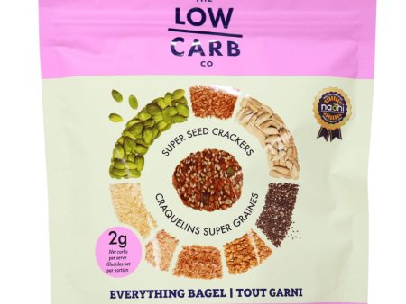 The Low Carb Co. Everything Bagel Seed Crackers 101g Discount