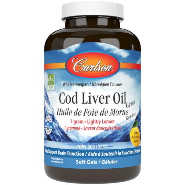 Carlson Cod Liver Oil Lemon 150s For Sale