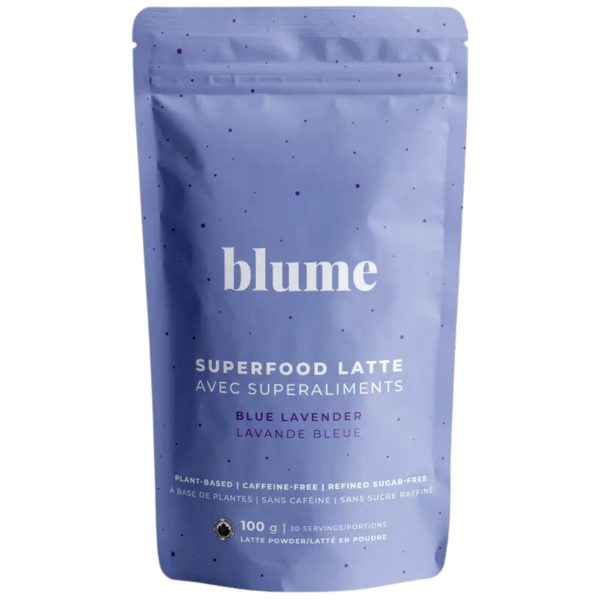 Blume Superfood Latte Blue Lavender Blend 100g Hot on Sale