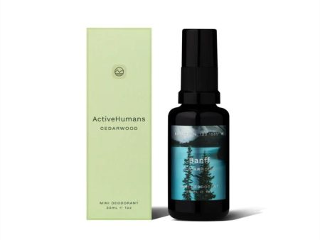 Active Humans Mini Deodorant Spray Cedarwood 30ml For Cheap