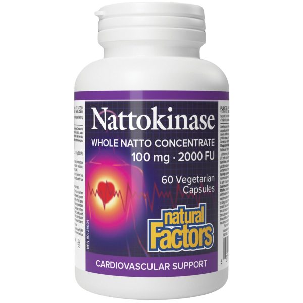 Natural Factors Nattokinase 100mg 60s Fashion