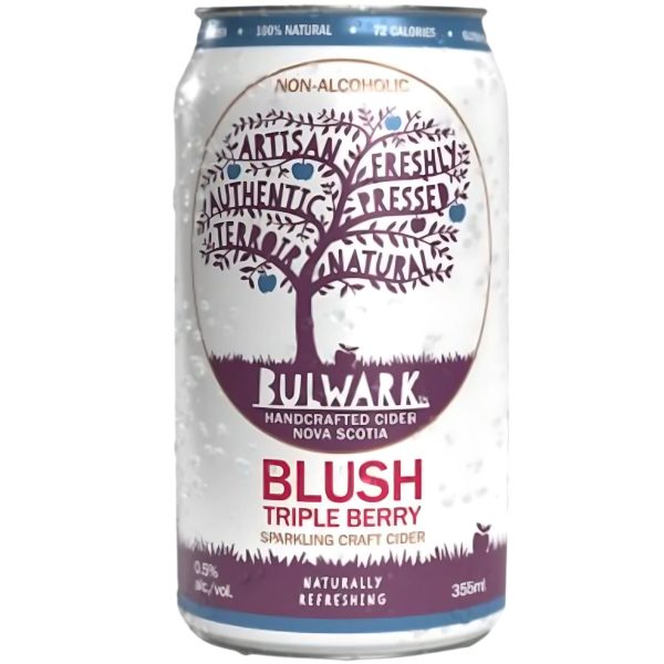 Bulwark Blush Triple Berry Non-Alcoholic Cider 355ml on Sale