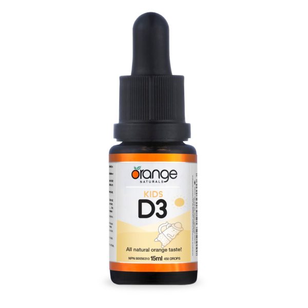 Orange Naturals Kids D3 Drops 400IU - Orange 15ml For Cheap