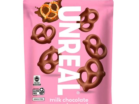 Unreal Milk Chocolate Covered Pretzels 100g Sale