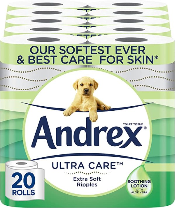 Andrex Ultra Care Toilet PaperPack 1x20 Toilet Roll Fashion