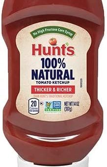 Hunt s 100% Natural Tomato Ketchup Pack of 2x1.08kg Discount