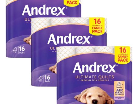 Andrex® Supreme Quilts Toilet Tissue, 16 Pack on Sale